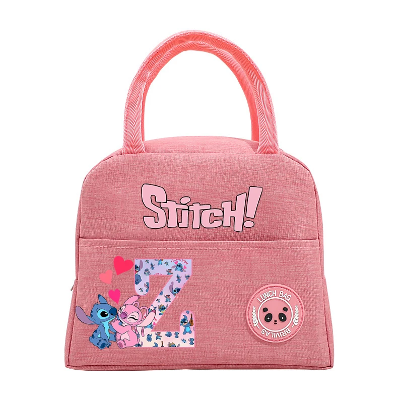 Lilo &amp Stitch Disney Girl Сумка для обеда Портативная детская сумка еды Путешествие Обед