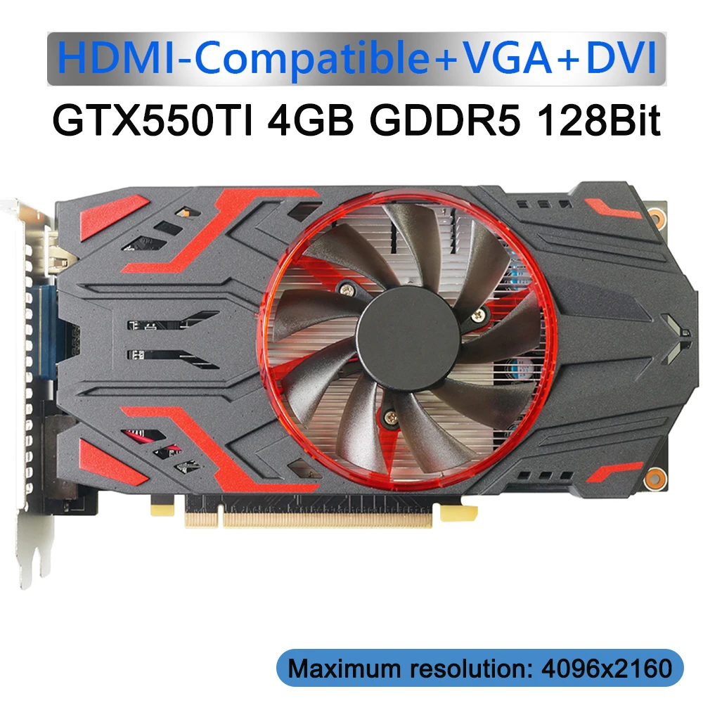 Видеокарта GTX550Ti 4 Гб 2 0 бит GDDR5 NVIDIA графическая карта для игр PCI-Express игровая