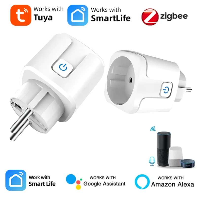 

Умная розетка Centechia Zigbee 20A с монитором мощности