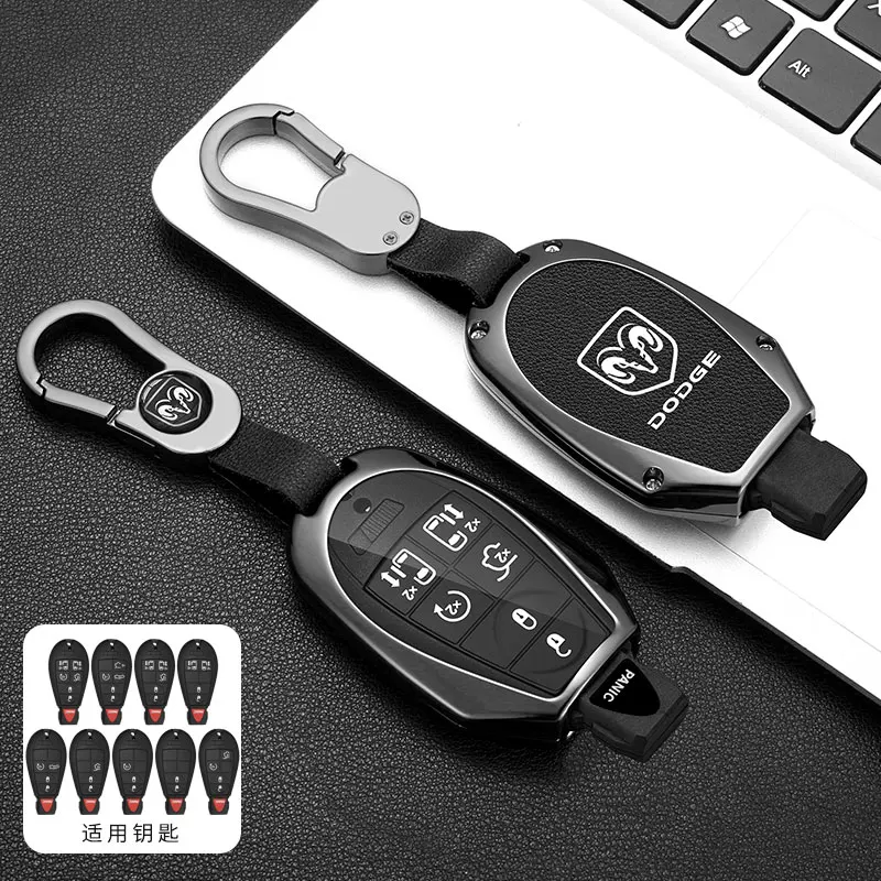 Кожаный + ТПУ чехол для дистанционного ключа автомобиля, чехол для Dodge Durango Magnum Journey Ram Challenger, защитный держатель для зарядного устройства, аксессуары
