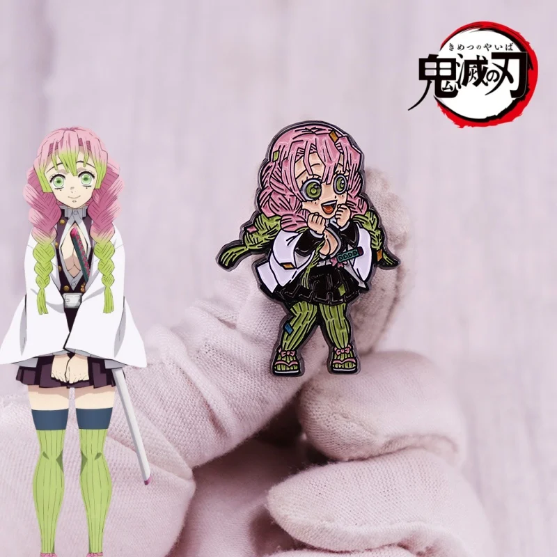 Эмалированная брошь Tanjirou Nezuko Zenitsu Inosuke Giyuu на лацкан подарок для фанатов