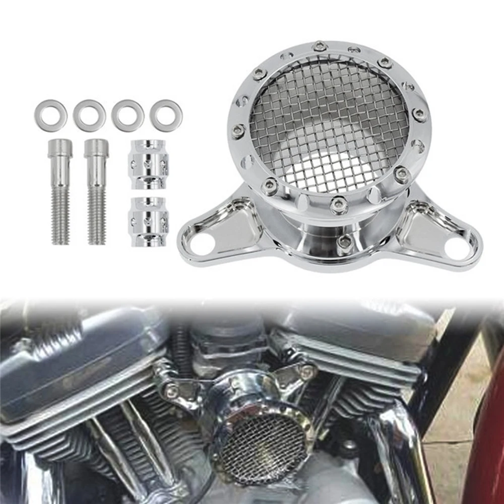 

Мотоциклетный черный ретро воздухоочиститель CNC алюминиевый впускной фильтр для Harley Sportster XL883 Iron XL1200 X48 2004-2014