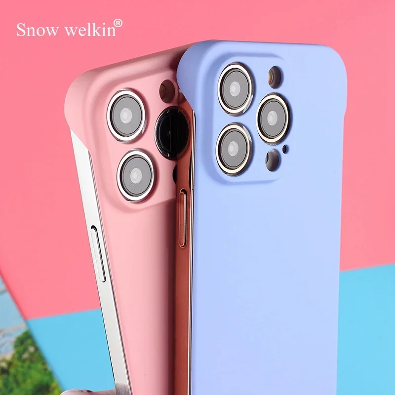 Фото Для iPhone 15 16 14 Plus XS XR X Жесткий пластиковый безрамный чехол из ПК для Apple iPhone 16 14 13 12 11 Pro Max mini Candy Matte Cover №3