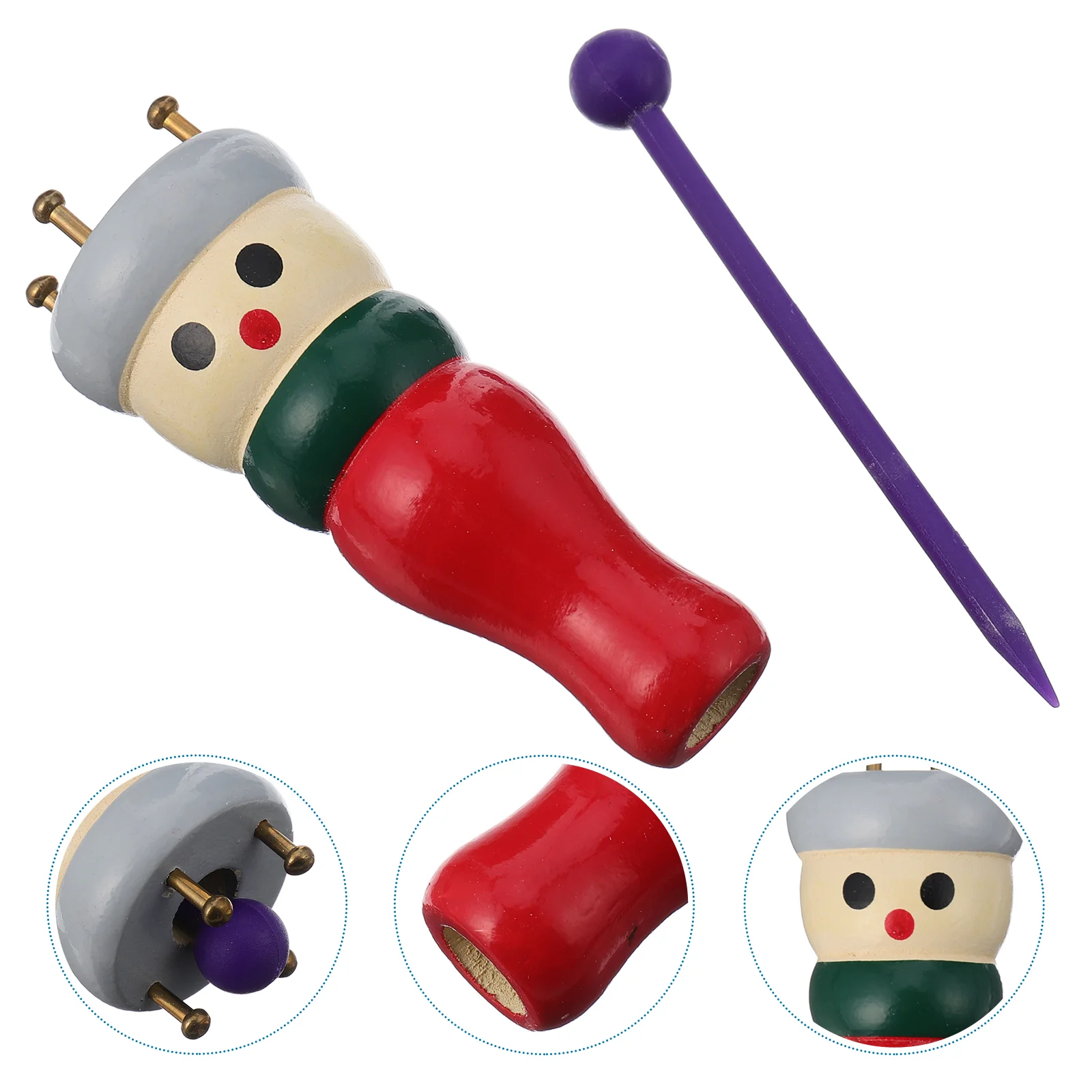 

Knitting Spool Knitter French Wooden Loom Woodtool Kidsmachine Tower Dolly Automatic Corking Weaving Carfts Diy Wool Kit Toy