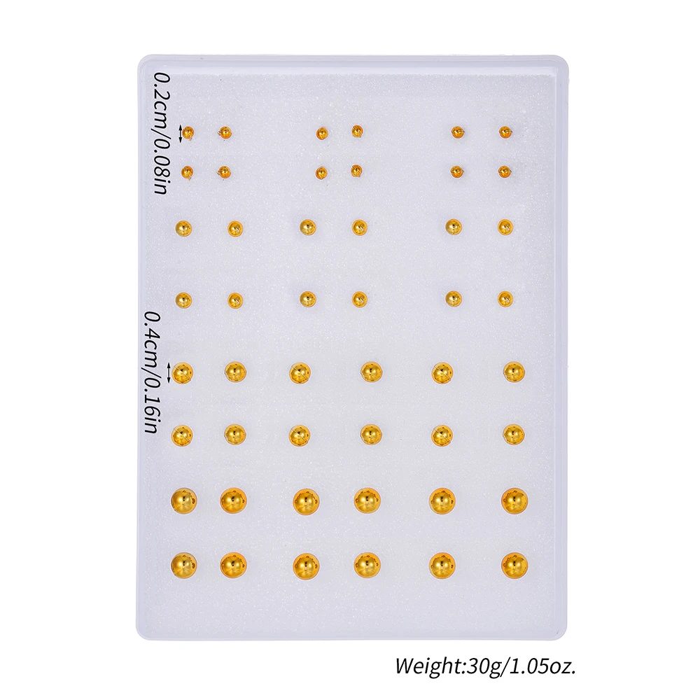 24 пары/коробка акриловые серьги-гвоздики