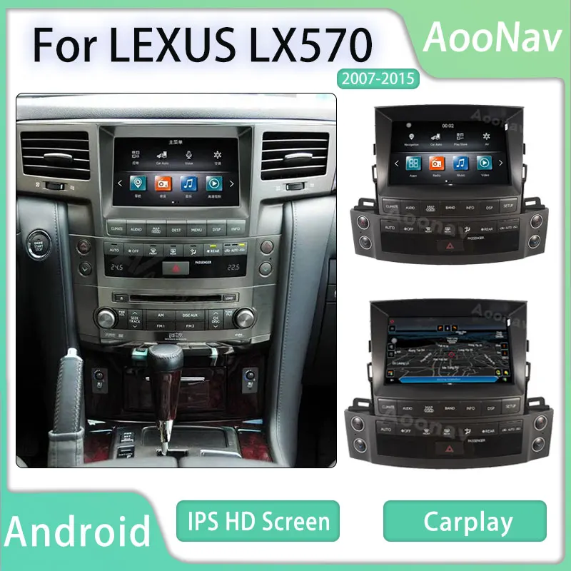 

Car Radio 2 Din Android For LEXUS LX570 2008 2009 2010-2015 GPS Navigation DVD Automotive Multimedia Player