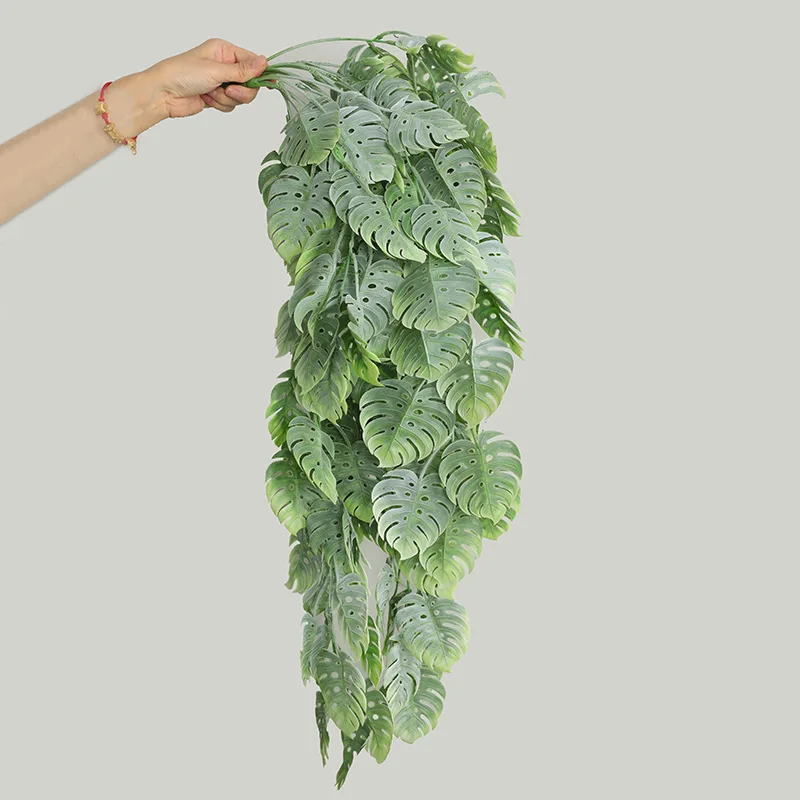 1 шт. 61 листья искусственная настенная подвесная пластиковая гирлянда