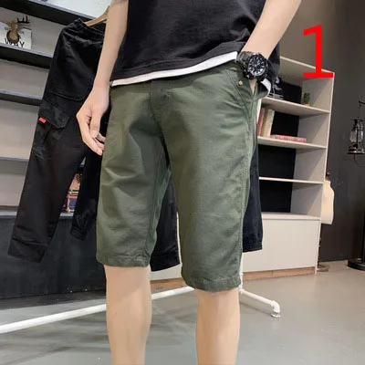 

Shorts men's trend five pants summer slim cotton casual thin section wild