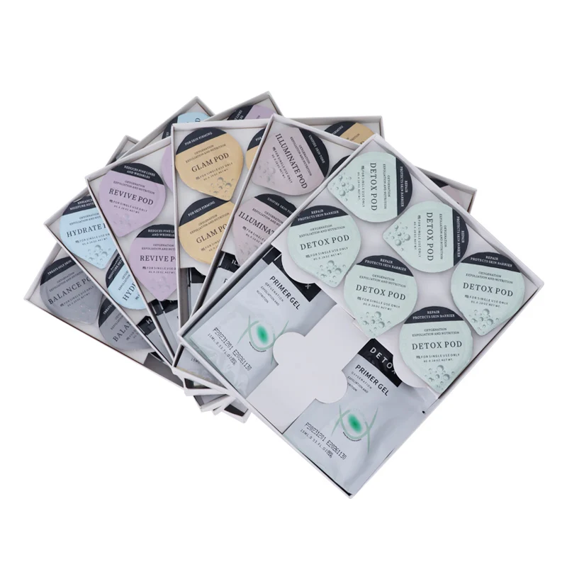 CO2 Pod Glam For Bubble Facial Machine Spa Revive Pods Aqua Уход за кожей Serum Gels