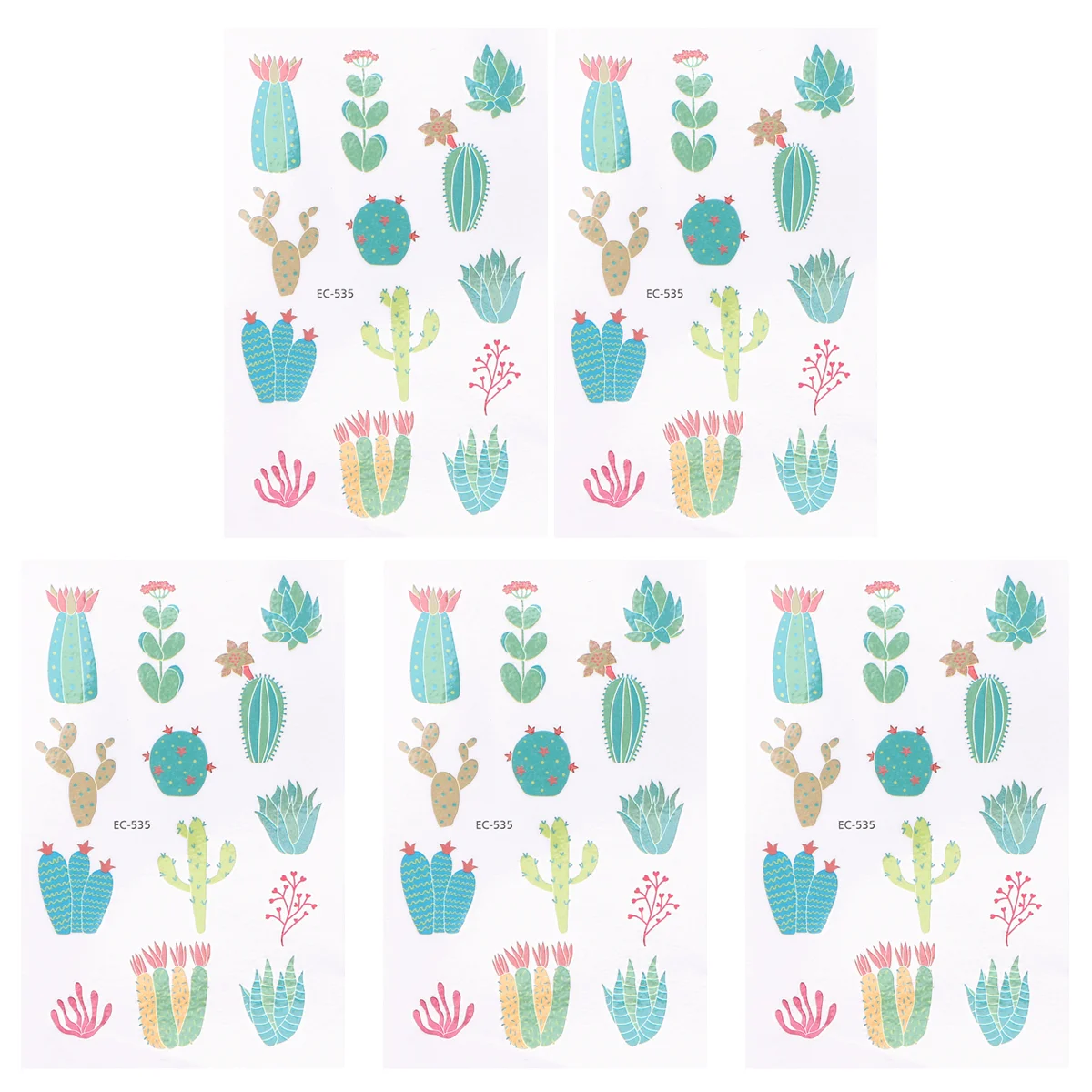 

10 Sheets Sticker Kids One-time Tattoo Stickers Anti-watercolor Children Temporary Small Fresh Children's Painted