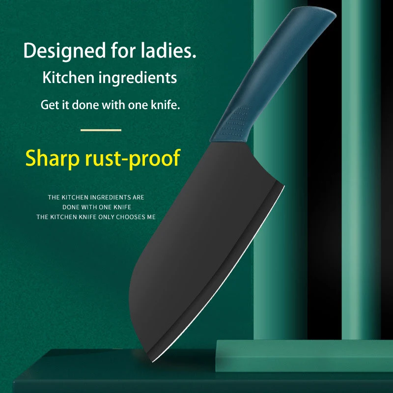 

Women's Lightweight Small Dishes Dinner Knife Stainless Steel Dormitory Knife Cutting Vegetables Slicing Meat Cleaver Household