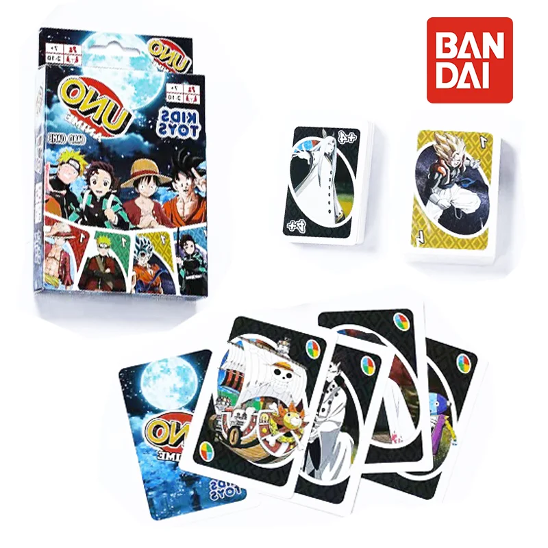 Карты UNO One Piece Аниме экшн-фигурка Драконий жемчуг убийца демонов Fanny House Вечеринка