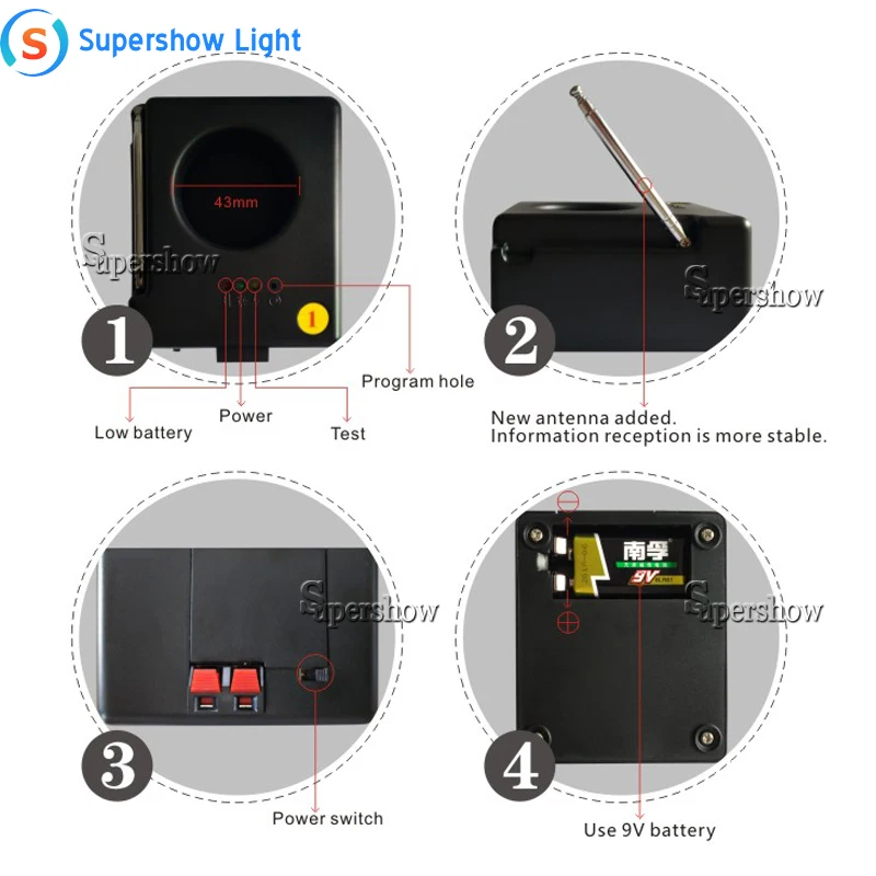 Продажа Товары в Испании, 12 шт., ревевер с удаленным запальником фейерверков, сценический эффект, система холодных фонтанов для свадьбы