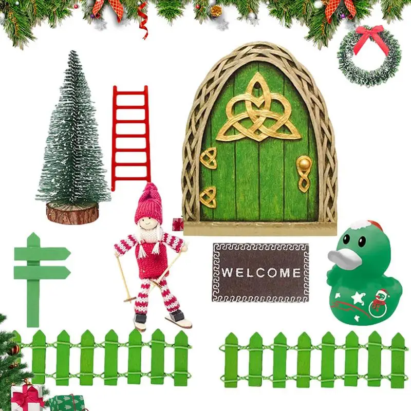 

Кукольный домик, Рождественское украшение 1:12, игрушечный домик, мини-дерево, миниатюрная модель сцены, подарочные коробки, кукольный домик, ролевые игрушки для искусственных сувениров