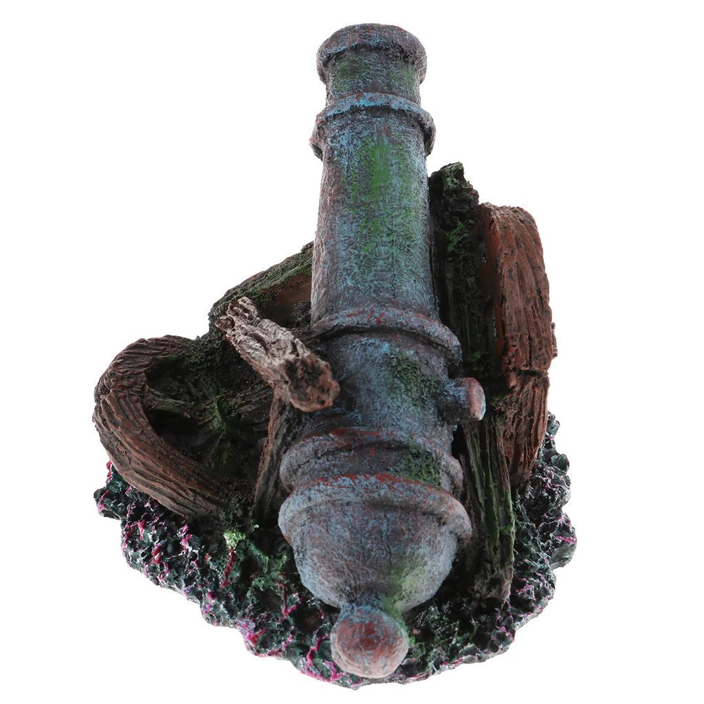 Искусственное украшение для маленькой ящерицы черепахи земноводных рыб (11x17x13)