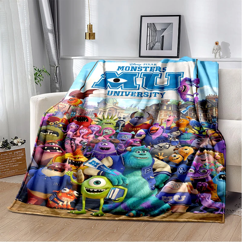 Новые монстры 2025 года Inc Mike James P подарок с рисунком Диснея мягкое фланелевое