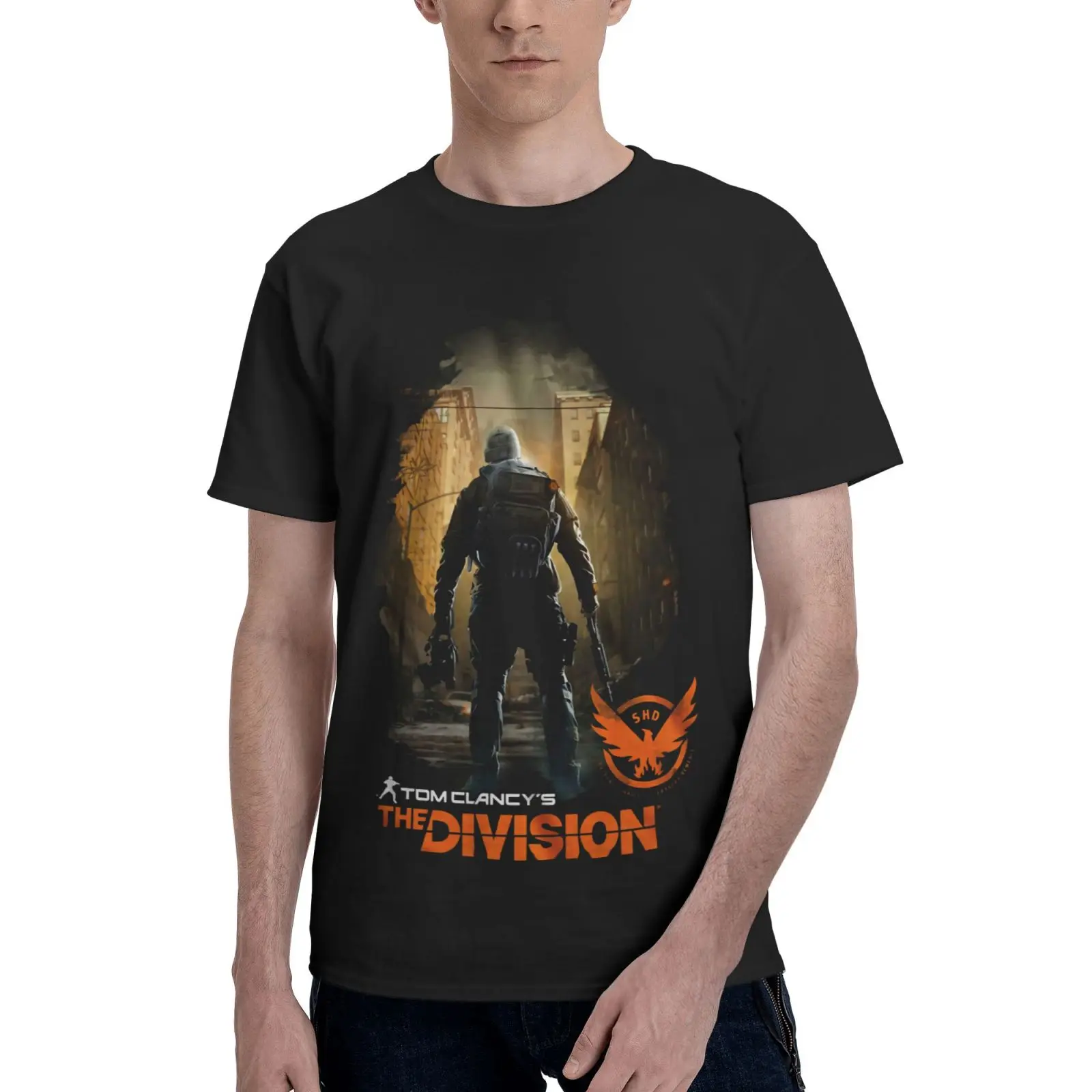 

Мужская футболка Tom Clancy's Division Cover, Мужская одежда, аниме одежда, гранж футболка, Мужская одежда, графические футболки