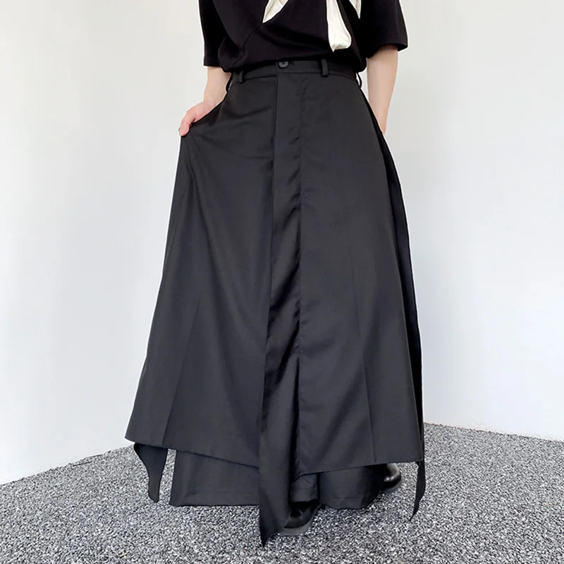 Женские и мужские брюки с широкими штанинами ENjoyce асимметричные дизайнерские