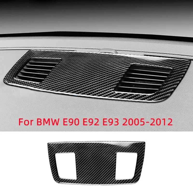 

Car Interior Carbon Fiber For BMW E90 E92 E93 3 Series 2005-2012 Dashboard Air Outlet Ventilation Frame Cover Decorative Sticker