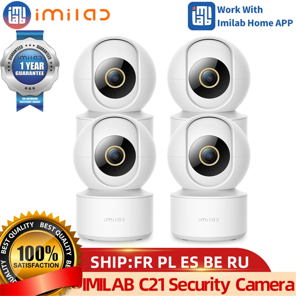 

IMILAB C21 4MP IP Wifi Indoor Home Security Camera Video Surveillance CCTV Cam 360° Motion Tracking Infrared Night Vision Webcam