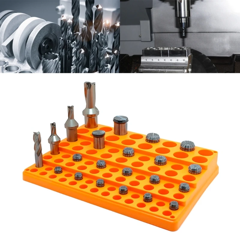 

Tool Parts Router Bit Collecting Box Spring Collet Storage Box with Multiple Compartments ER25 ER32 16N32 Efficient