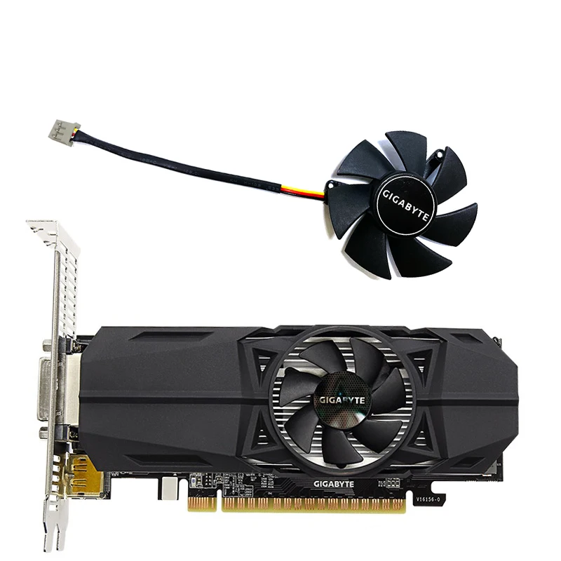 GIGABYTE GTX 1050 OC низкопрофильный охлаждающий вентилятор для замены FS1250-S2053A 12V 0.19A