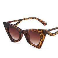 fashion colorful cat eye sunglasses women retro unique legs eyewear shades uv400 men trending gradient sun glasses 2021