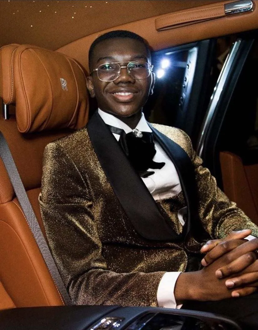 

Popular Sparkling Men Suits Wear 3 Pieces Formal Wedding Party Dinner Groom Tuxedos Terno Masculino (Jacket+Pants+Vest)