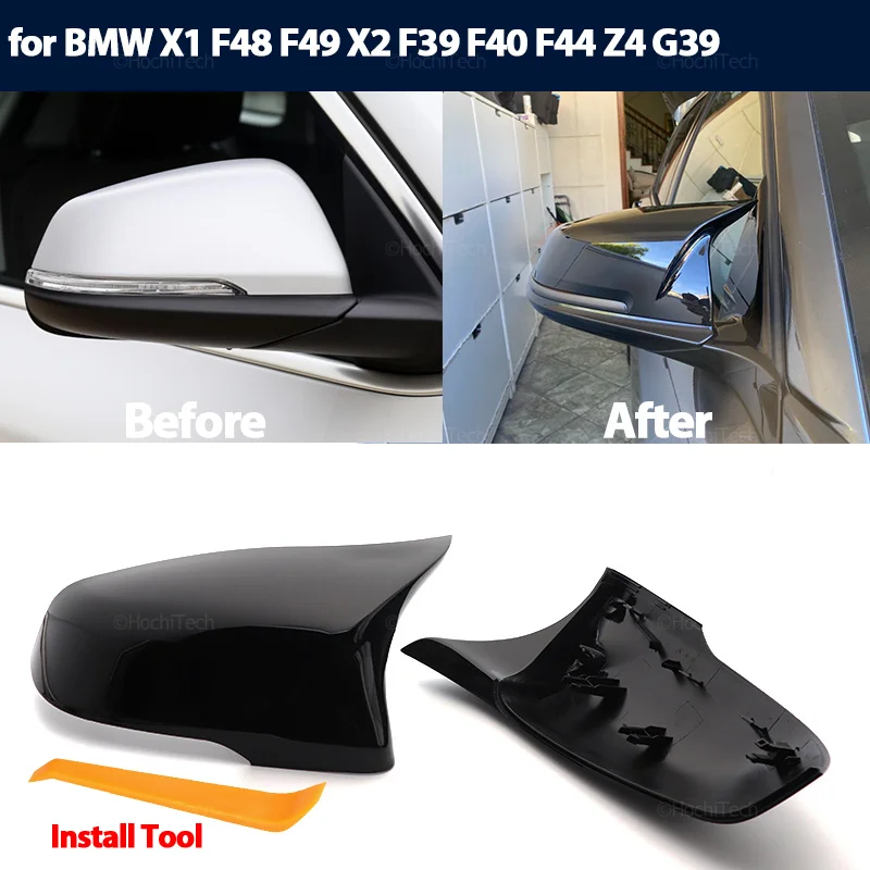 

Стильная крышка для зеркала заднего вида, углеродное волокно/черный для BMW X1 F48 X2 F39 F40 F53 F44 Z4 G39 Toyota Supra, сменный Стайлинг