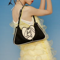 creative underarm bags one shoulder bags for women handbags heart shaped girl student bags