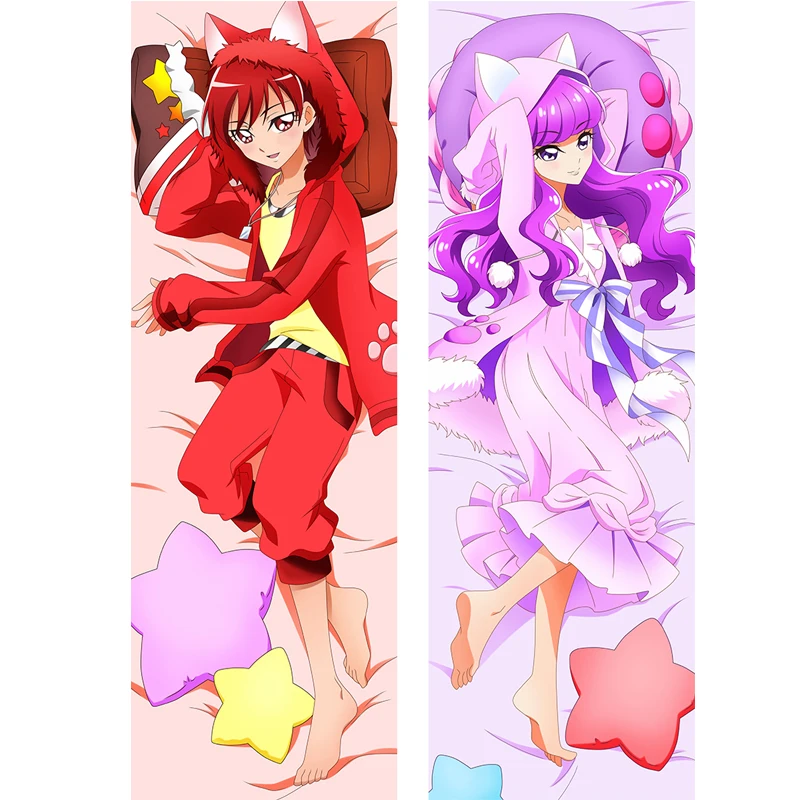 

180cmPretty Cure Kotozume&kenjou Pillow Case Cartoon Anime Hugging Body Pillow Moegirls Dakimakura Bedding Pillow Decoration