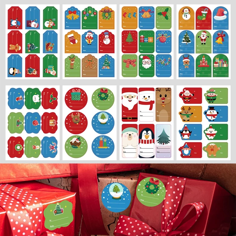 

Наклейки на Рождество, 16 листов