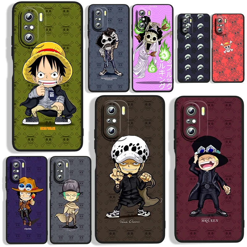 

Anime Ones-Pieces Trend Phone Case For Xiaomi Redmi K60E K60 K50G K50 K40S K40 K20 S2 6A 6 5A 5 Pro Ultra Black Soft Cover