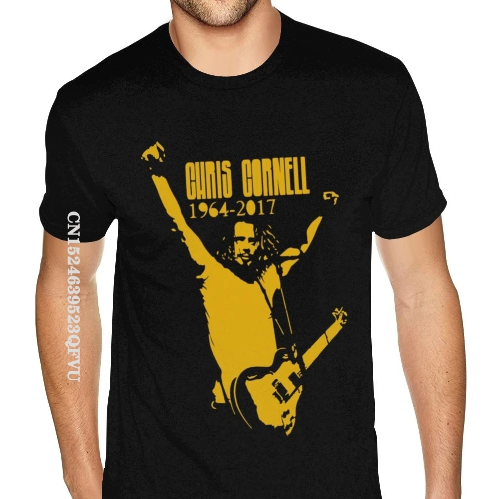 Chris Cornell Soundgarden Custom Tee Shirt For Man Irish Graphic T-Shirts Tshirts Tops Shirts Cute Cotton Casual Party Mens