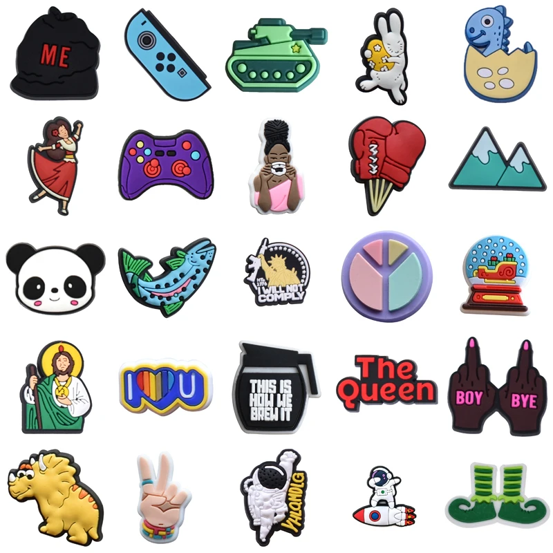 

Shoes Accessories Kids Wholesale Bulk Decorations for Crocs Girl Shoe Charms Boy Gifts Para Pins Packs Men Women Charm Set Jeans