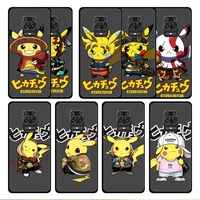 pokemon pikachu cartoon celular silicone phone phone case coque for redmi 9t 10c 10a 7a 8a 9c 9a note 10 11 pro note10 pro