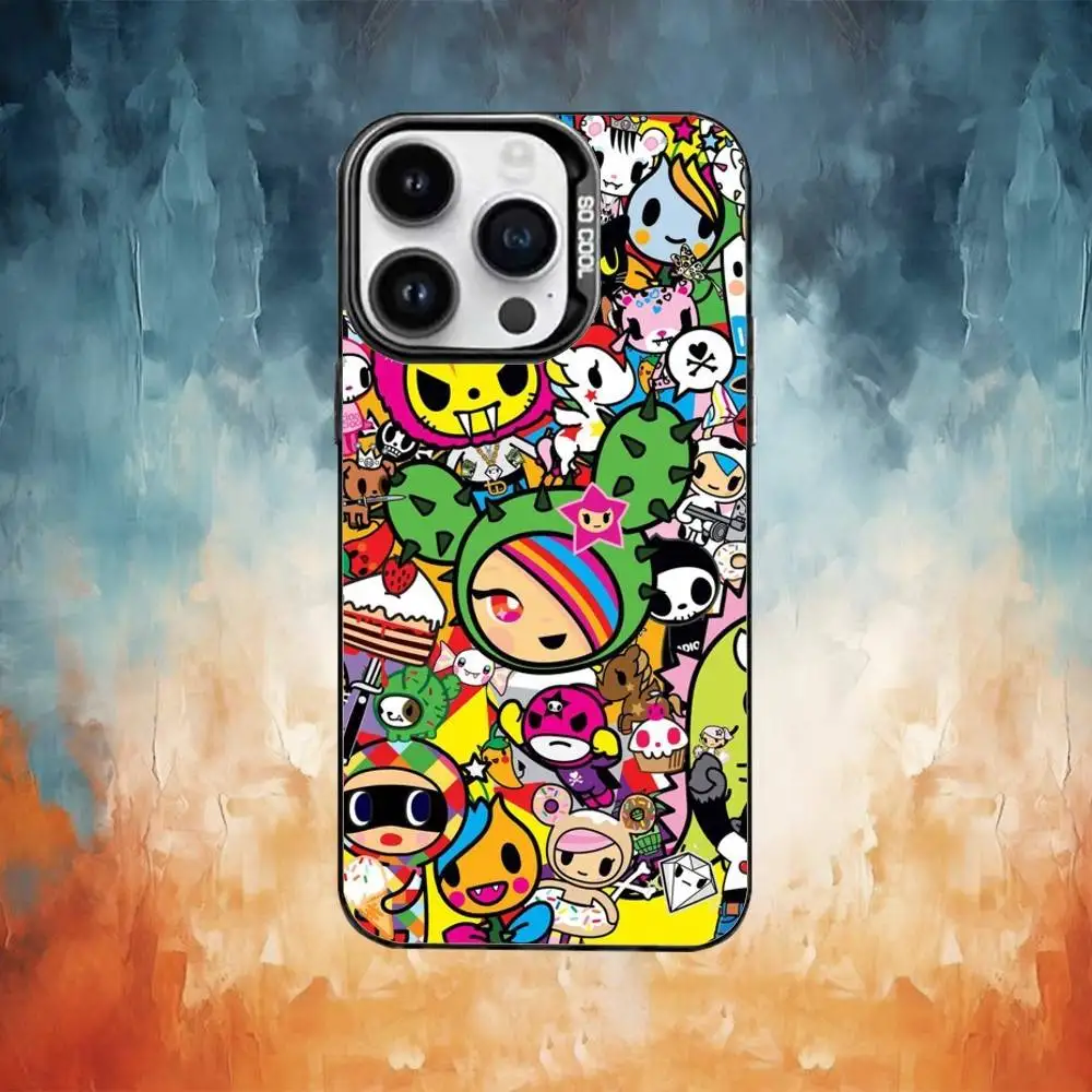 Фото Чехол для телефона T-Tokidoki Comic Art, цвет серебристый, для iPhone 17 16 15 14 13 12 11 Pro Max Plus №5
