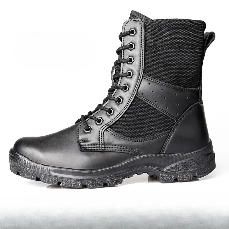 Мужские ботинки до середины икры базовые высокие с боковым вырезом ультралегкие