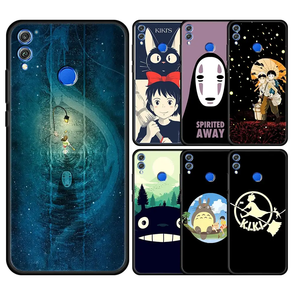 

Чехол для телефона Totoro Spirited Away Miyazaki для Honor 50 20 10 9 Lite 20s 10i 20i 9X 8S 8X 8A Pro 7A 7X Huawei Y6 Y7 Y9 2019, чехол