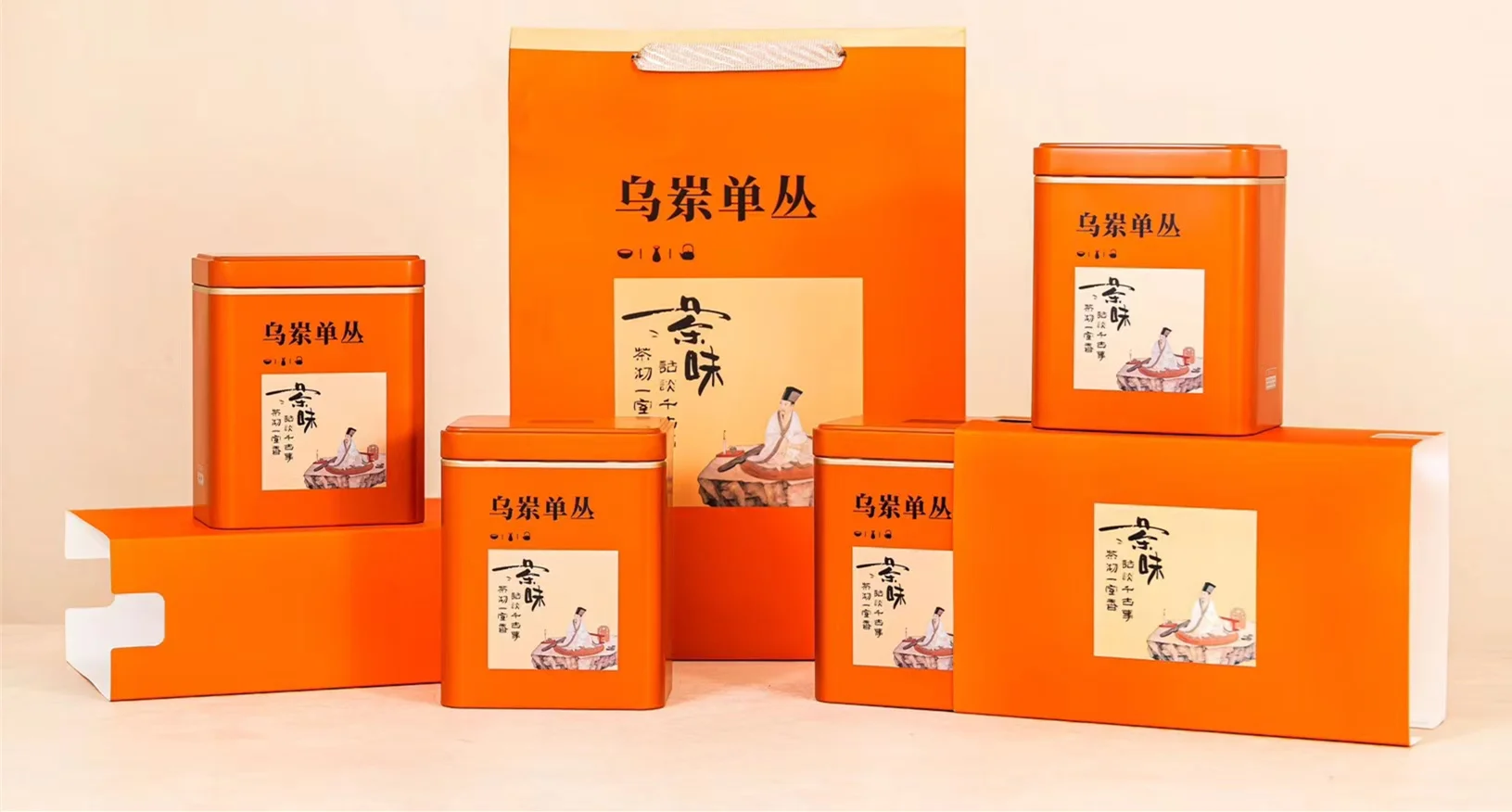 Китайская упаковка Chaozhou Phoenix с одной елой 250 г/банка