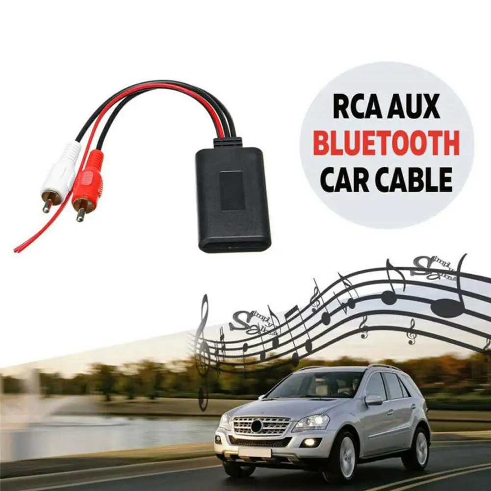 

Автомобильный беспроводной модуль приемника Bluetooth-совместимый адаптер Aux музыкальный аудио стерео приемник для транспортных средств с интерфейсом 2rca
