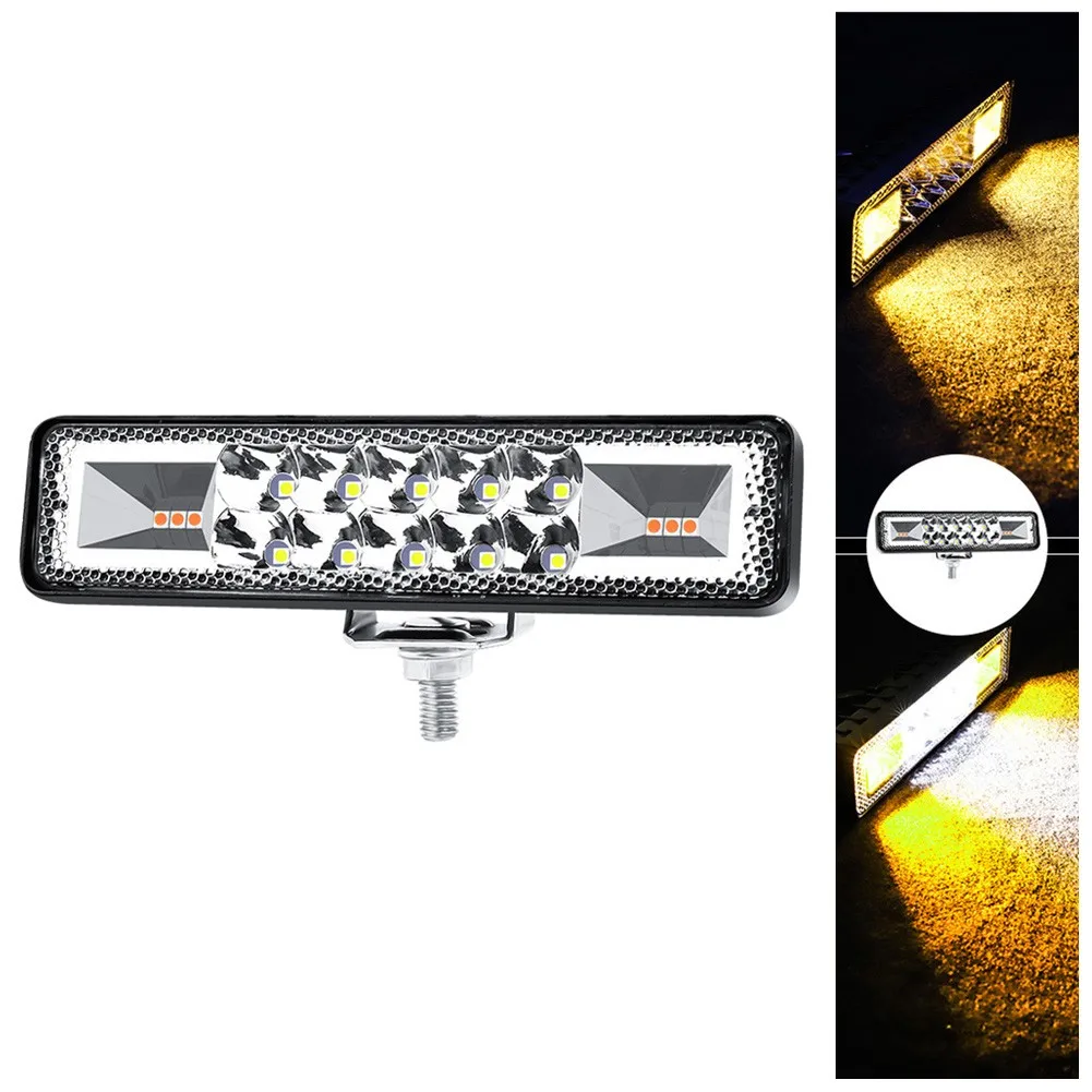 

48W Car Work Nights Strobe Flash Work Light Led Ligh 2400lm 6000k For Offroad 4X4 Atv Suv Motorcycle 12V Equippments Durable