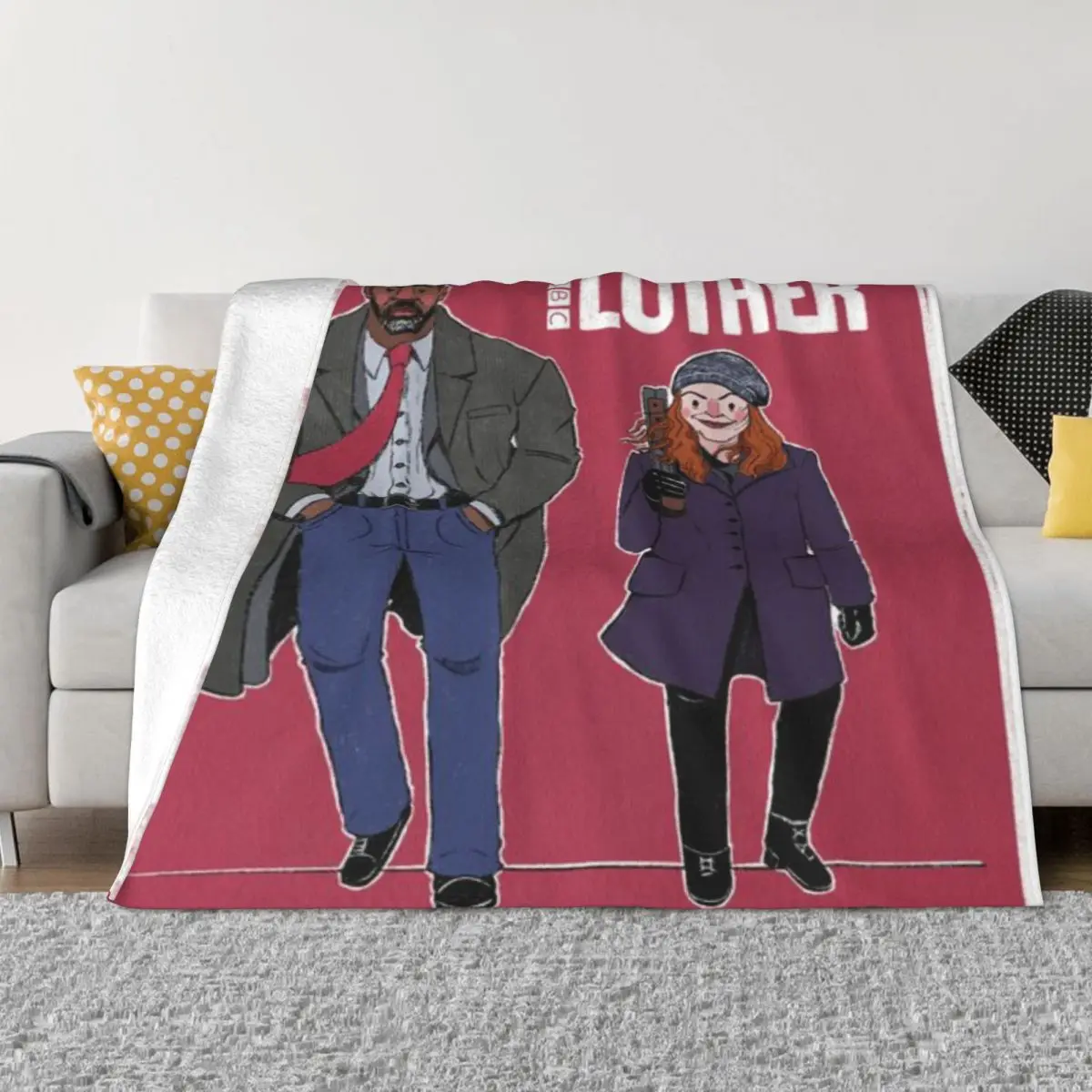 Лютер Ультрамягкое одеяло из микрофлиса