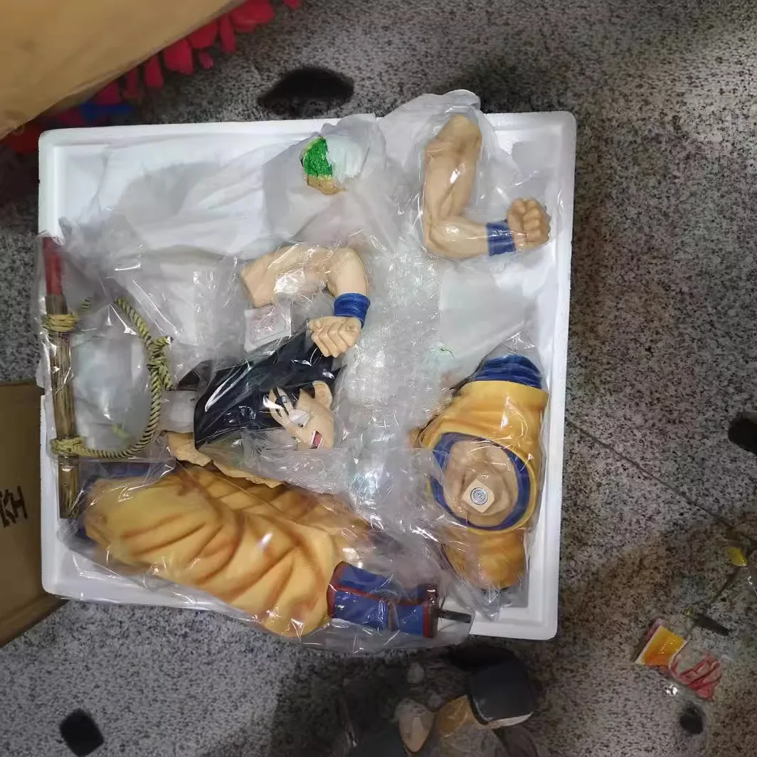 68 см Dragon Ball Z Dream Goku Somersault Cloud Super Saiyan стоячая коллекция фигурки статуя аниме