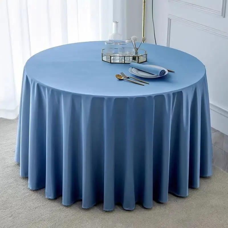 

Table cloth round solid color_Jes4662