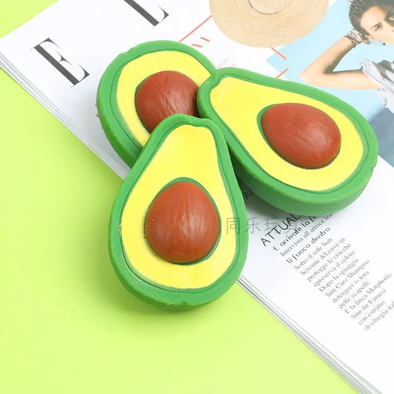 Игрушка-антистресс мини-сжимаемые игрушки Mochi авокадо игрушка-антистресс милые