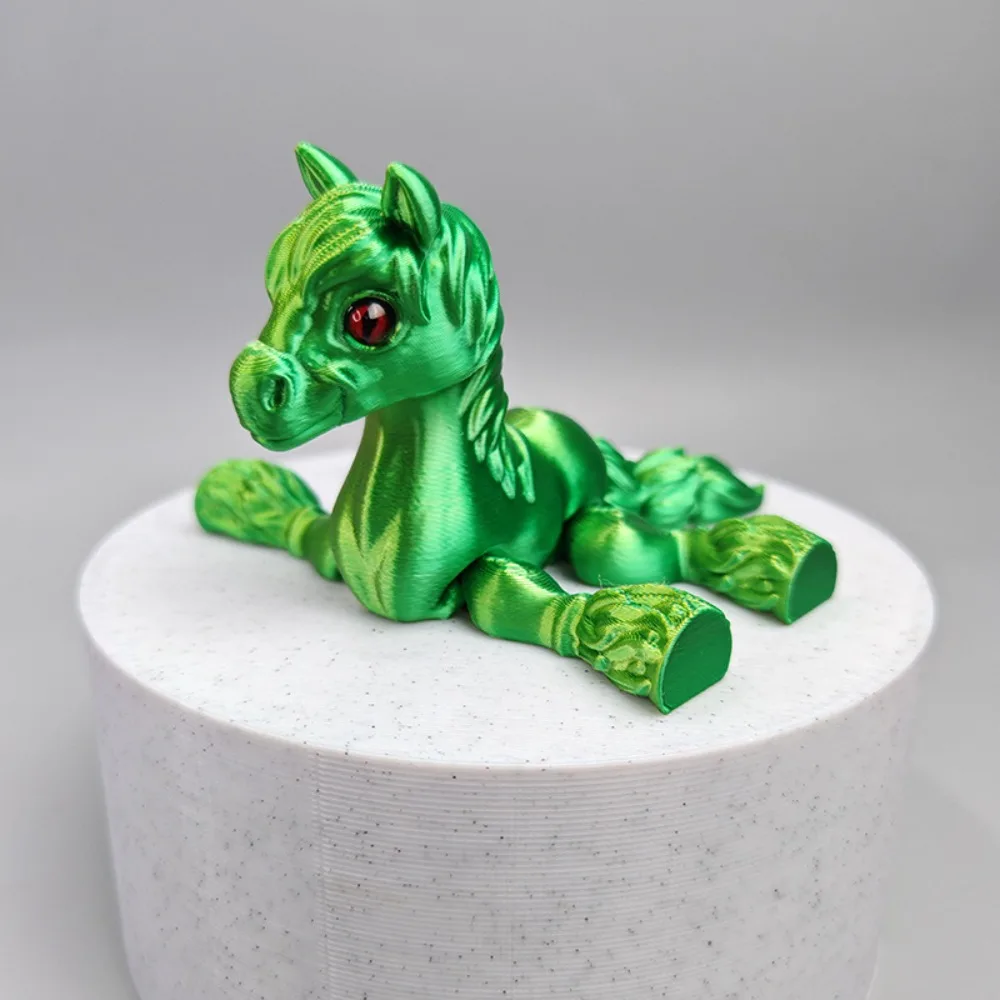 

3D-печать пластиковая лошадь