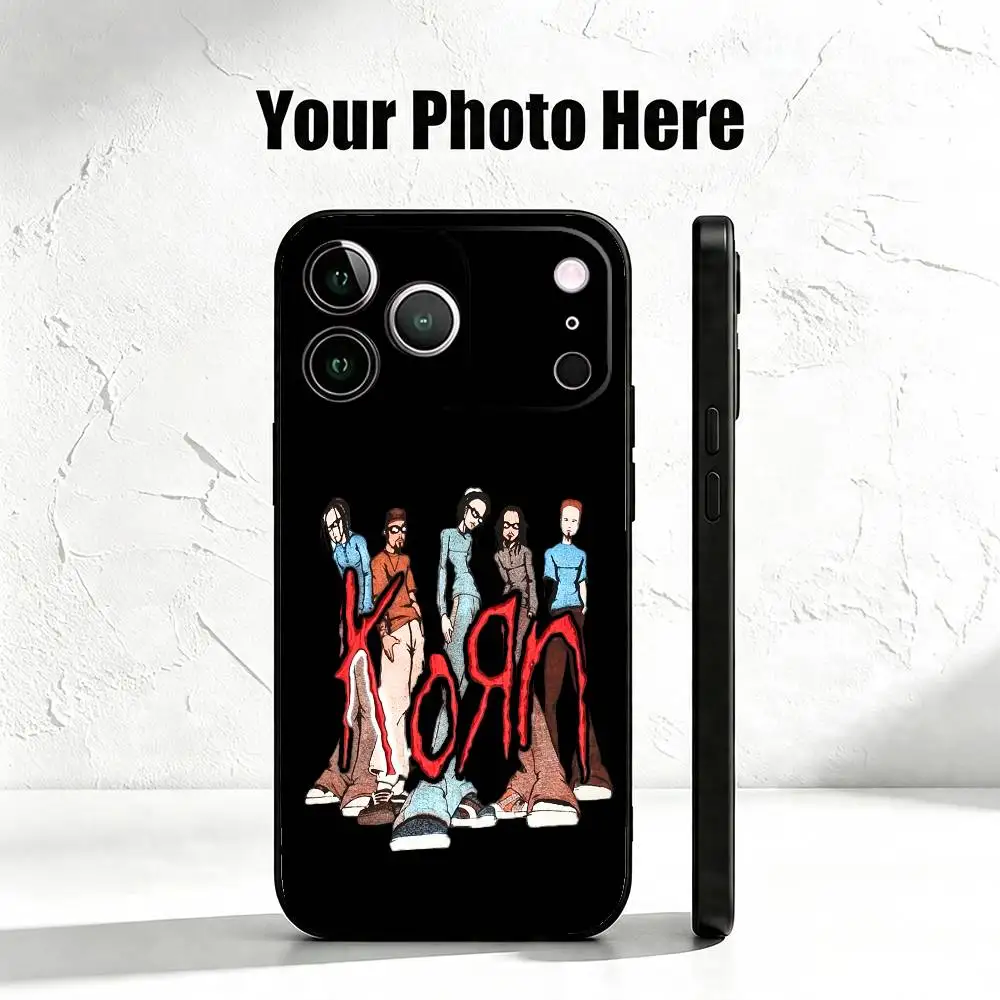 Фото Чехол для телефона K-Korn Hot Rock Band, силиконовый, мягкий, для iPhone 17, 16, 15, 14, 13, 12, 11, X, XR, Plus, Pro, Max, Plus №2