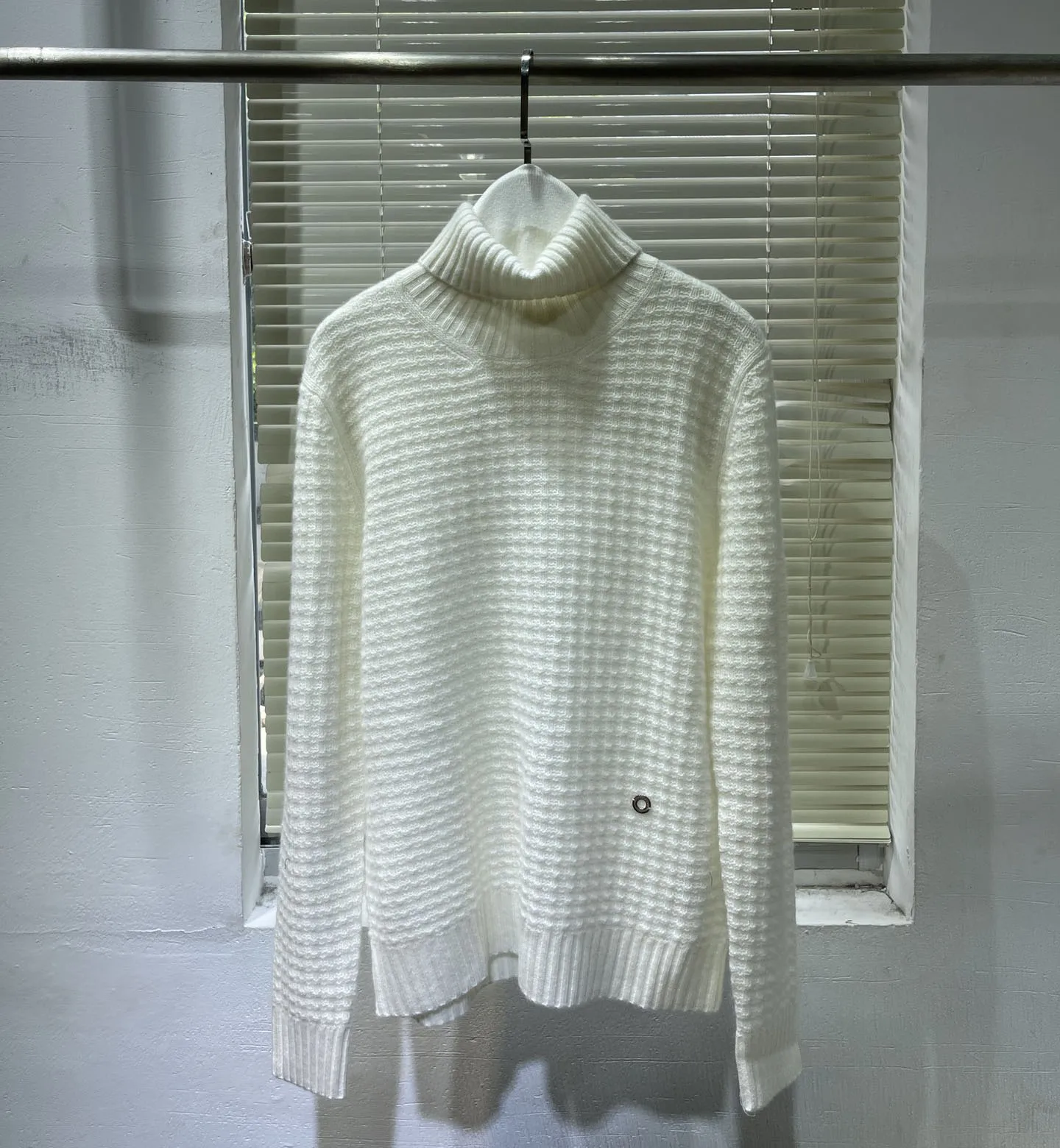 

100% cashmere autumn winter women solid turtleneck knitted sweater pullover jumpers white