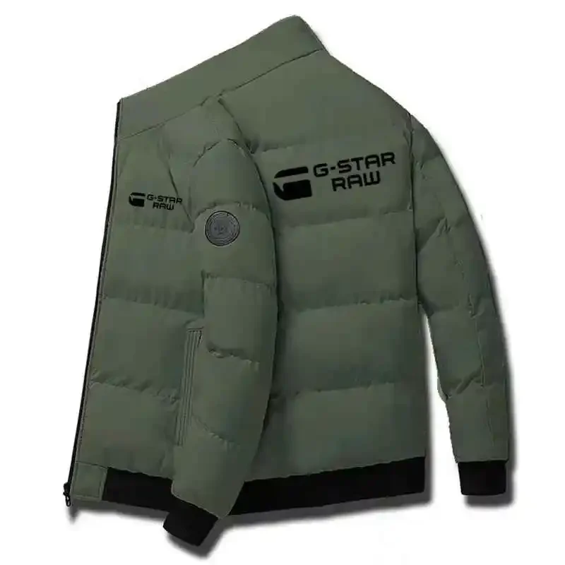 Новинка мужская одежда 2024 зимняя толстая куртка на молнии с термомолнией